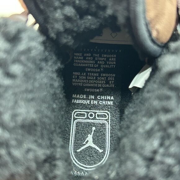 Nike Air Jordan 1 Mid SE Shoes Youth Size 6.5Y Brown Sherpa Fleece DC7723-200 - Picture 7 of 14